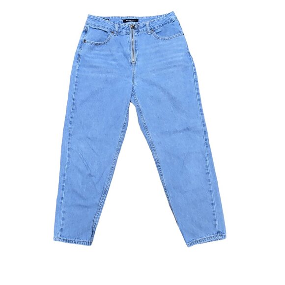 BLUENOTES Light Wash High Rise Mom Jeans 28 - Picture 3 of 5